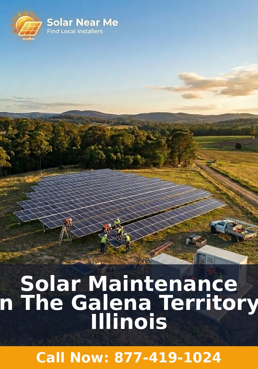 Solar Maintenance in The Galena Territory, Illinois