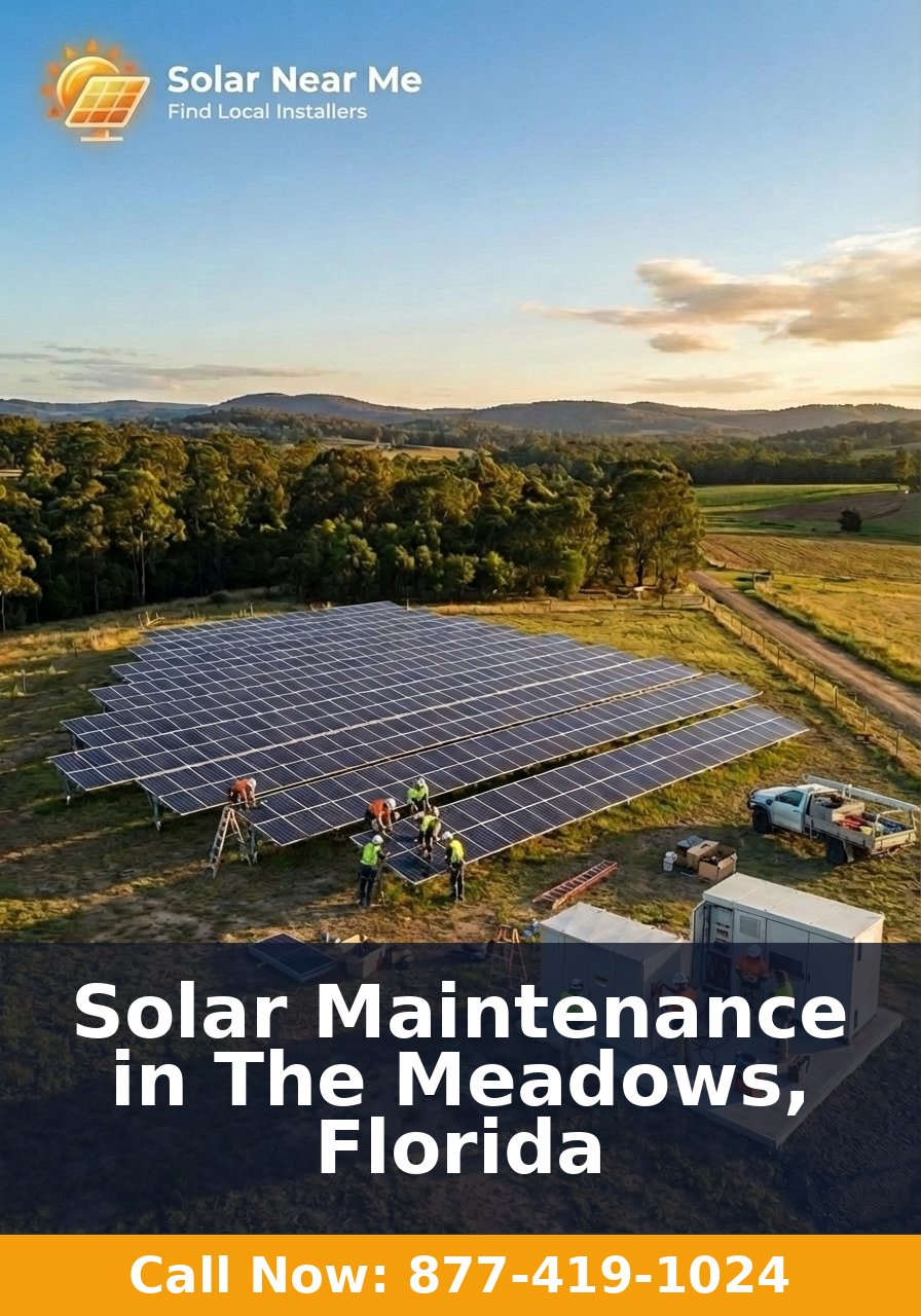 Solar Maintenance in The Meadows, Florida