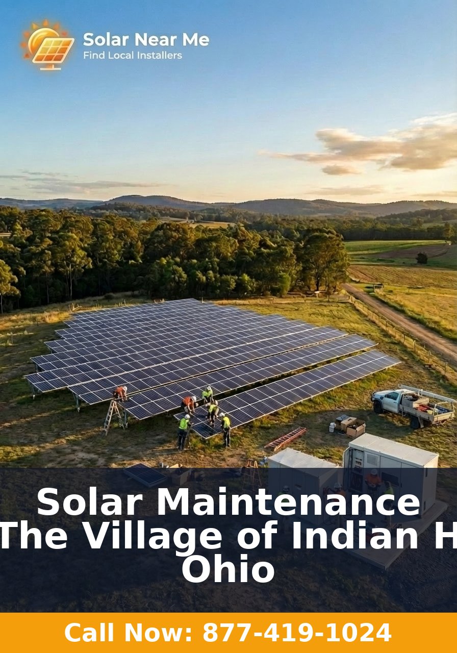 Solar Maintenance in The Village of Indian Hill, Ohio