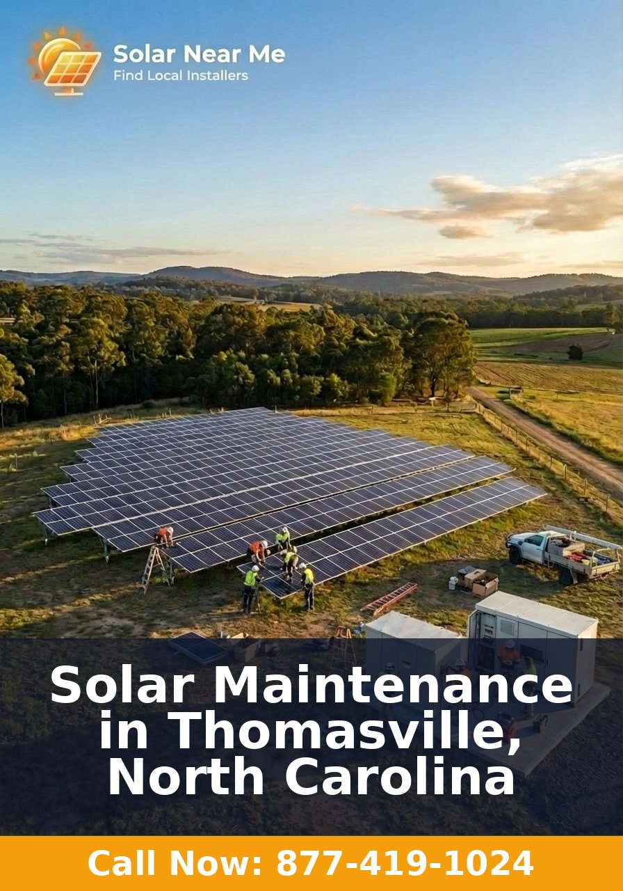 Solar Maintenance in Thomasville, North Carolina