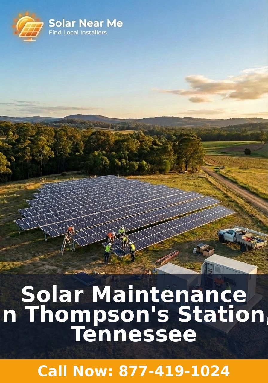 Solar Maintenance in Thompson's Station, Tennessee
