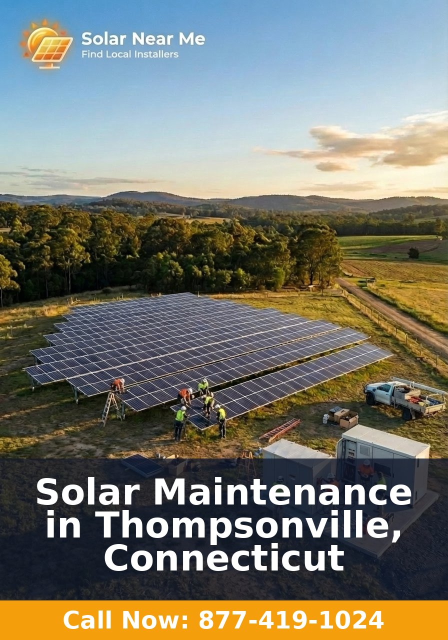 Solar Maintenance in Thompsonville, Connecticut