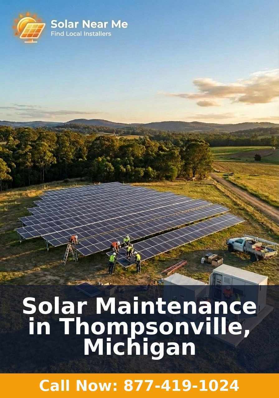 Solar Maintenance in Thompsonville, Michigan