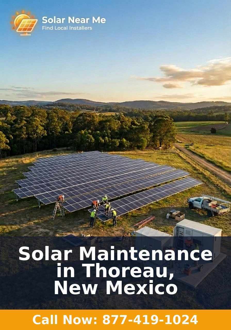 Solar Maintenance in Thoreau, New Mexico