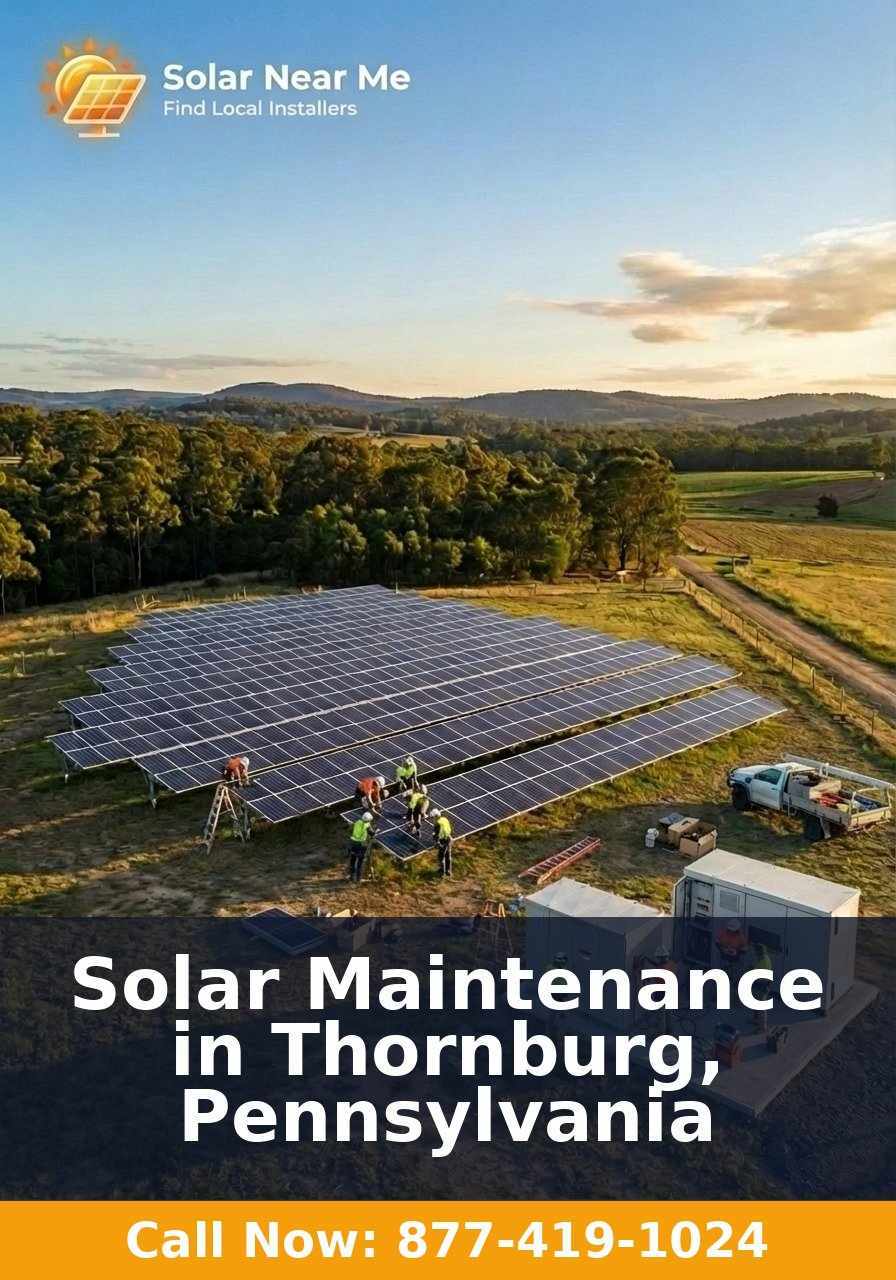 Solar Maintenance in Thornburg, Pennsylvania