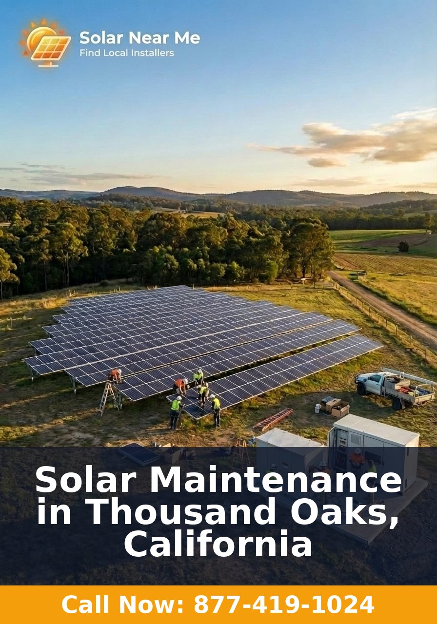 Solar Maintenance in Thousand Oaks, California