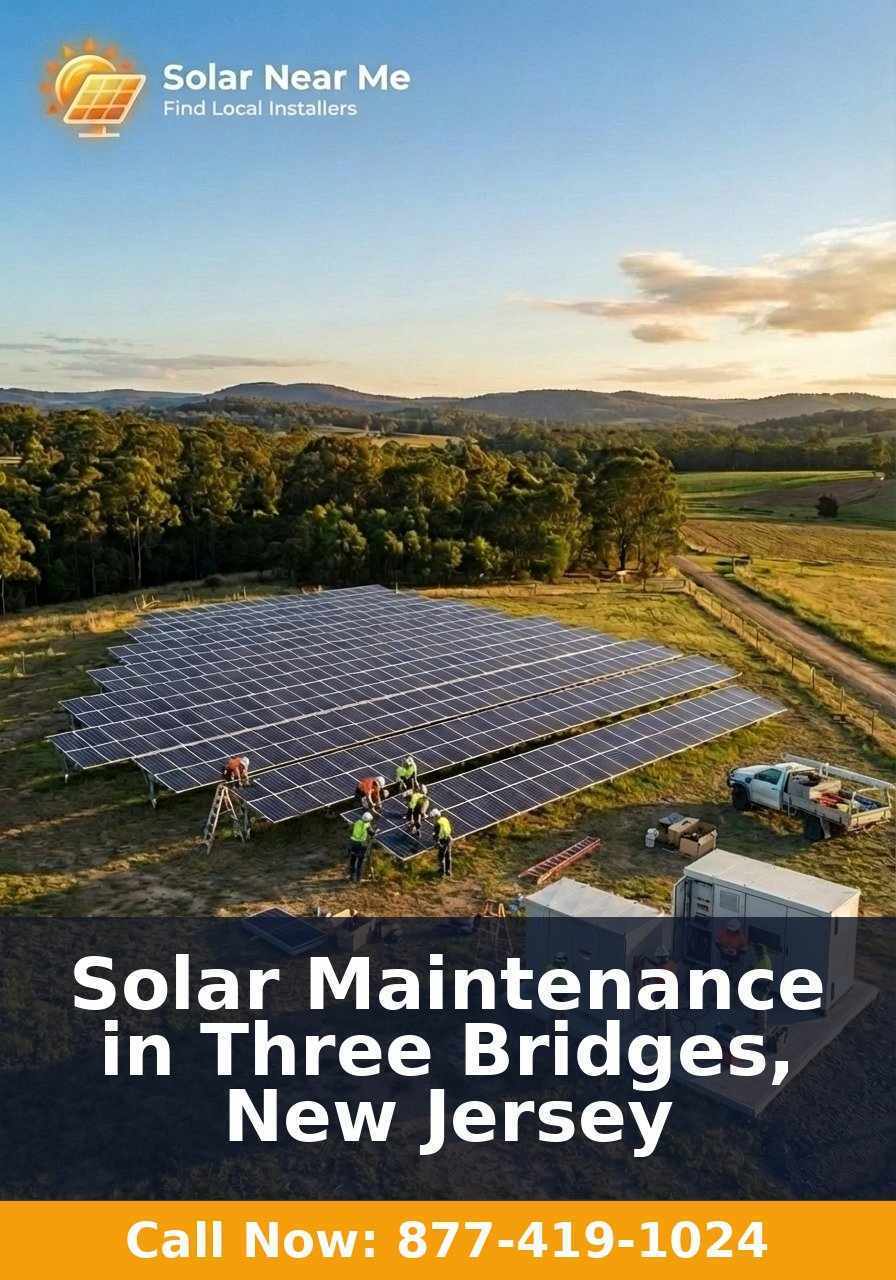 Solar Maintenance in Three Bridges, New Jersey