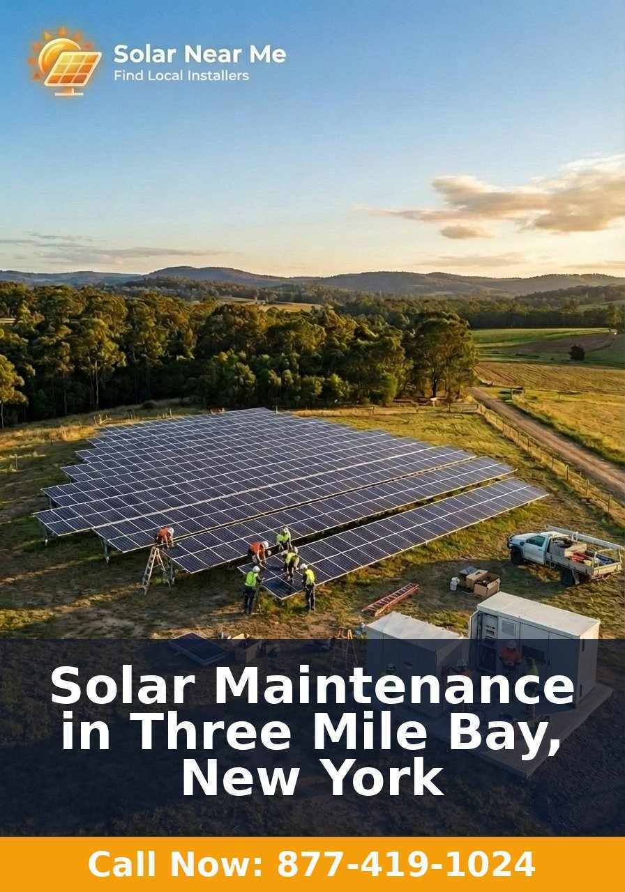 Solar Maintenance in Three Mile Bay, New York