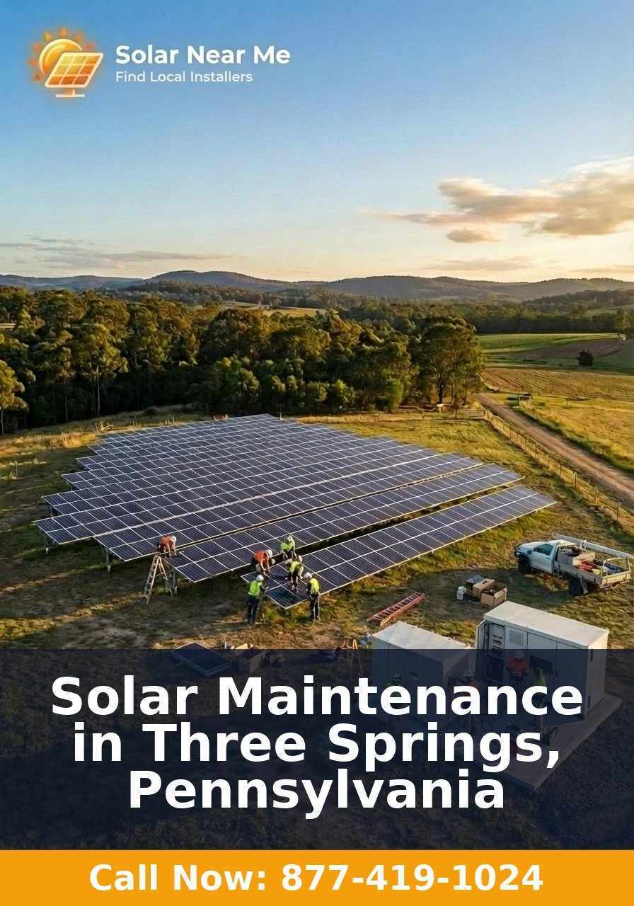 Solar Maintenance in Three Springs, Pennsylvania