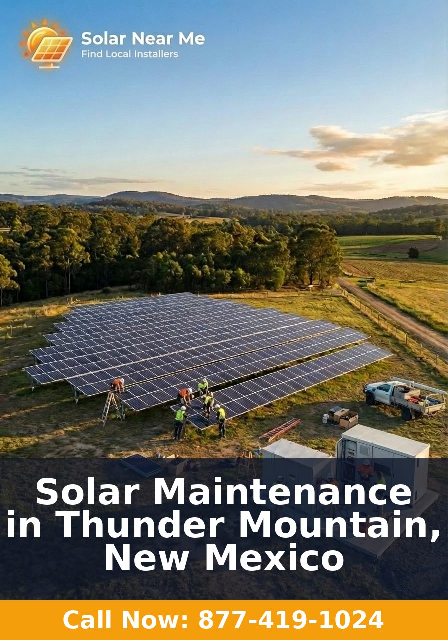 Solar Maintenance in Thunder Mountain, New Mexico