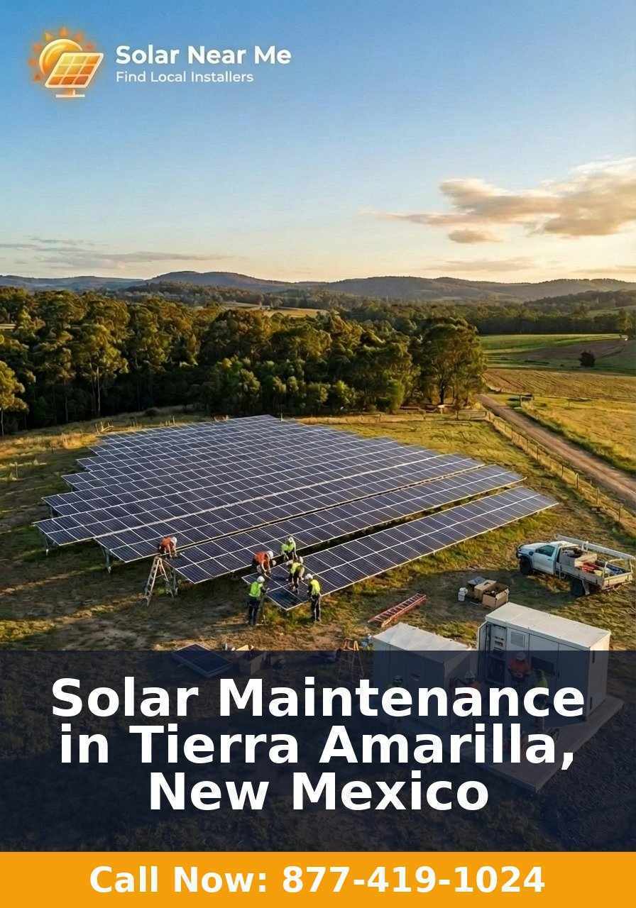 Solar Maintenance in Tierra Amarilla, New Mexico