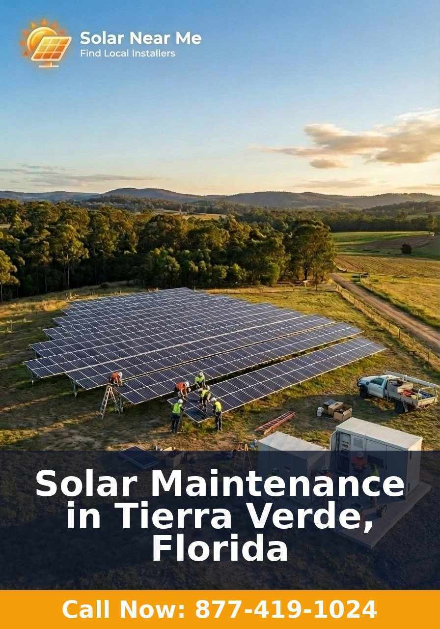 Solar Maintenance in Tierra Verde, Florida