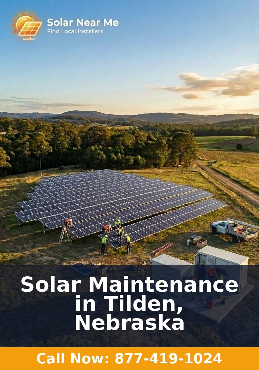 Solar Maintenance in Tilden, Nebraska