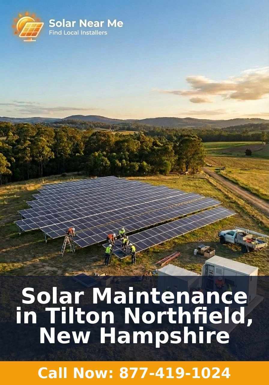 Solar Maintenance in Tilton Northfield, New Hampshire