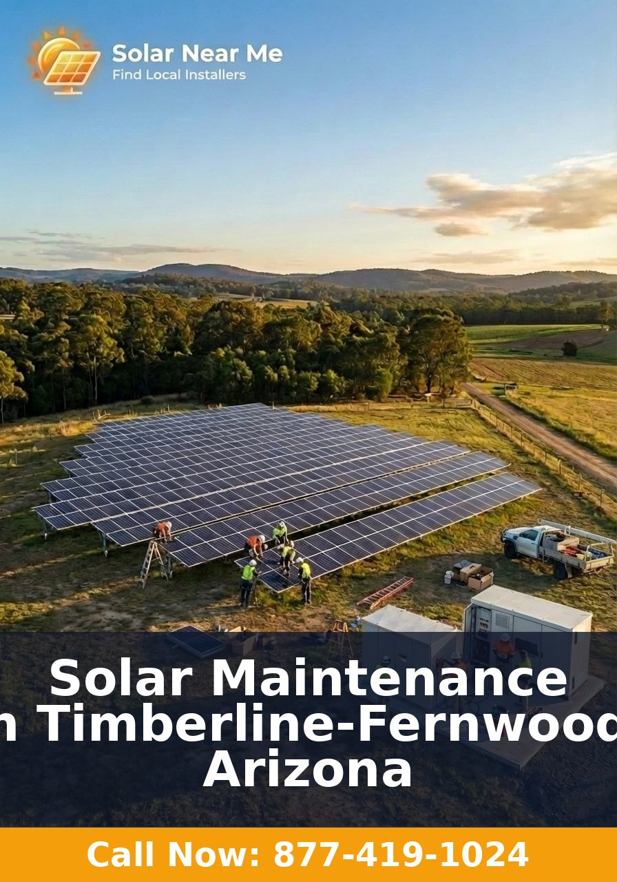 Solar Maintenance in Timberline-Fernwood, Arizona