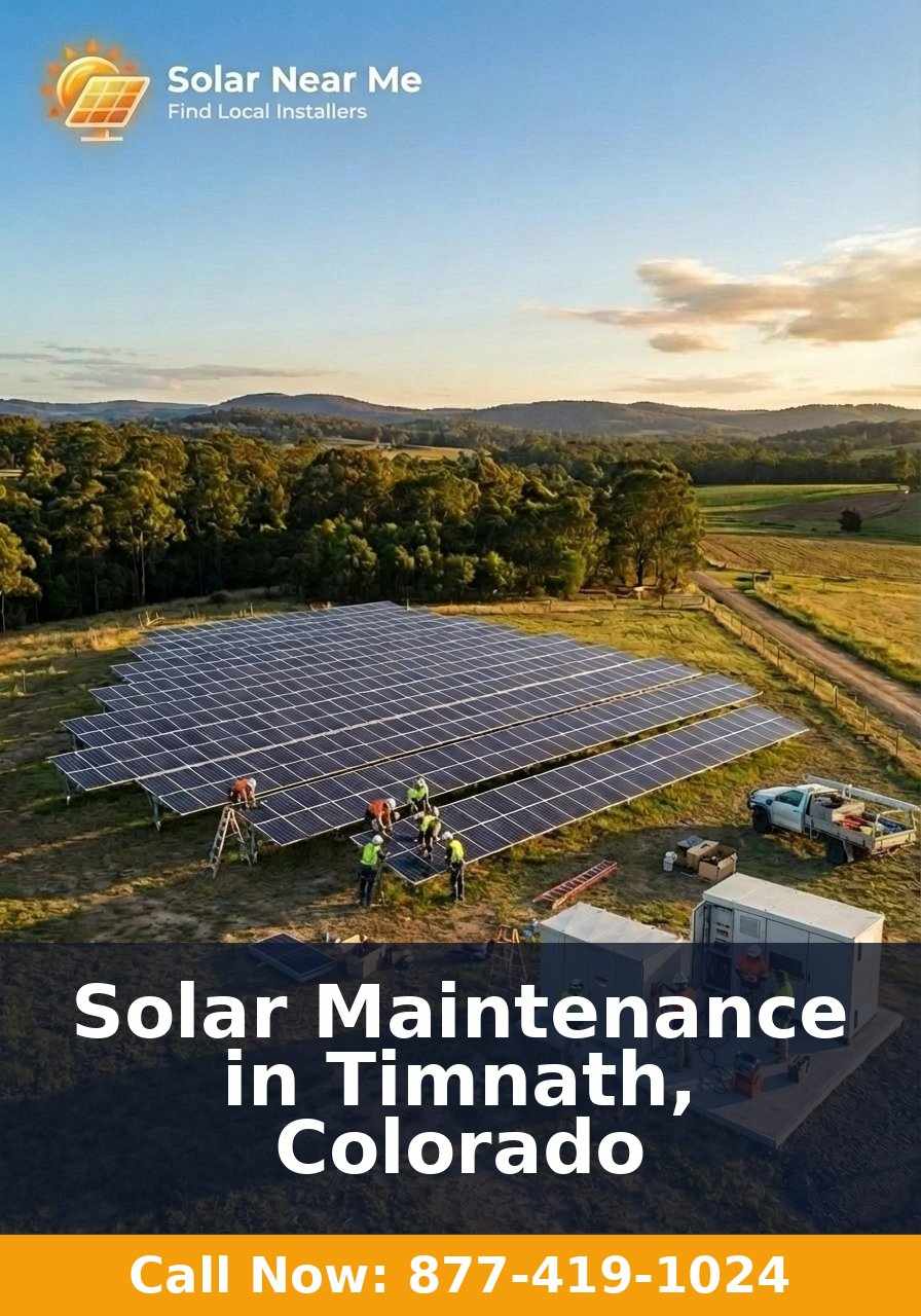Solar Maintenance in Timnath, Colorado