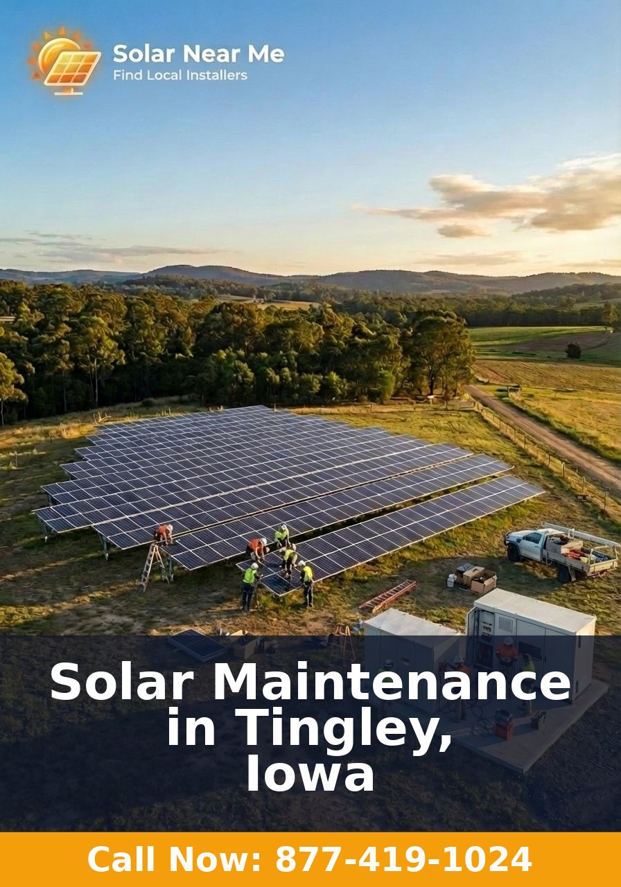 Solar Maintenance in Tingley, Iowa