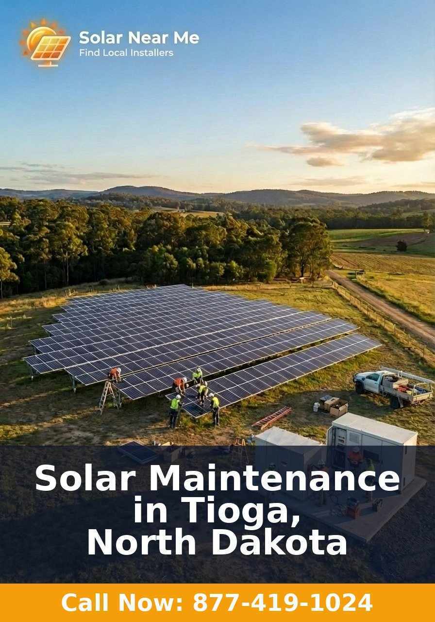 Solar Maintenance in Tioga, North Dakota