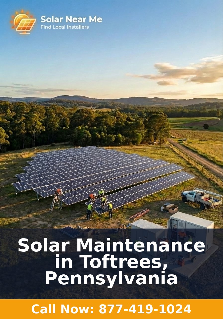 Solar Maintenance in Toftrees, Pennsylvania