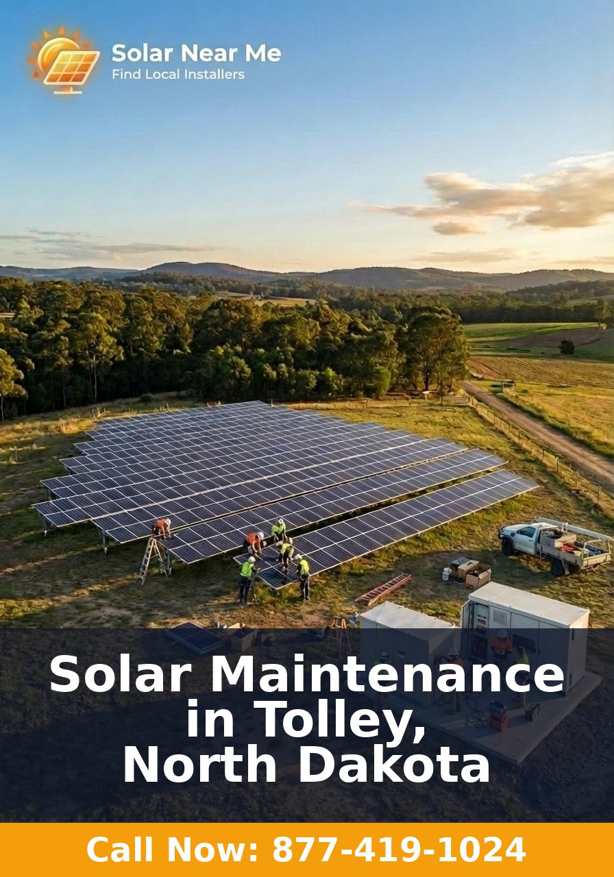 Solar Maintenance in Tolley, North Dakota
