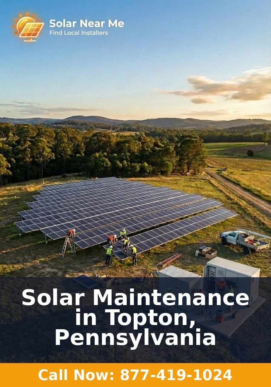 Solar Maintenance in Topton, Pennsylvania