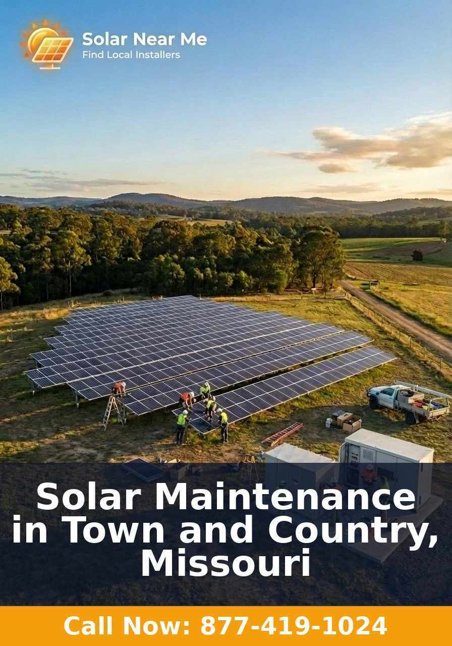 Solar Maintenance in Town and Country, Missouri