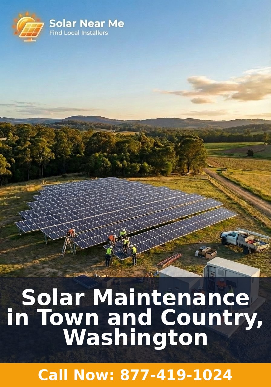 Solar Maintenance in Town and Country, Washington