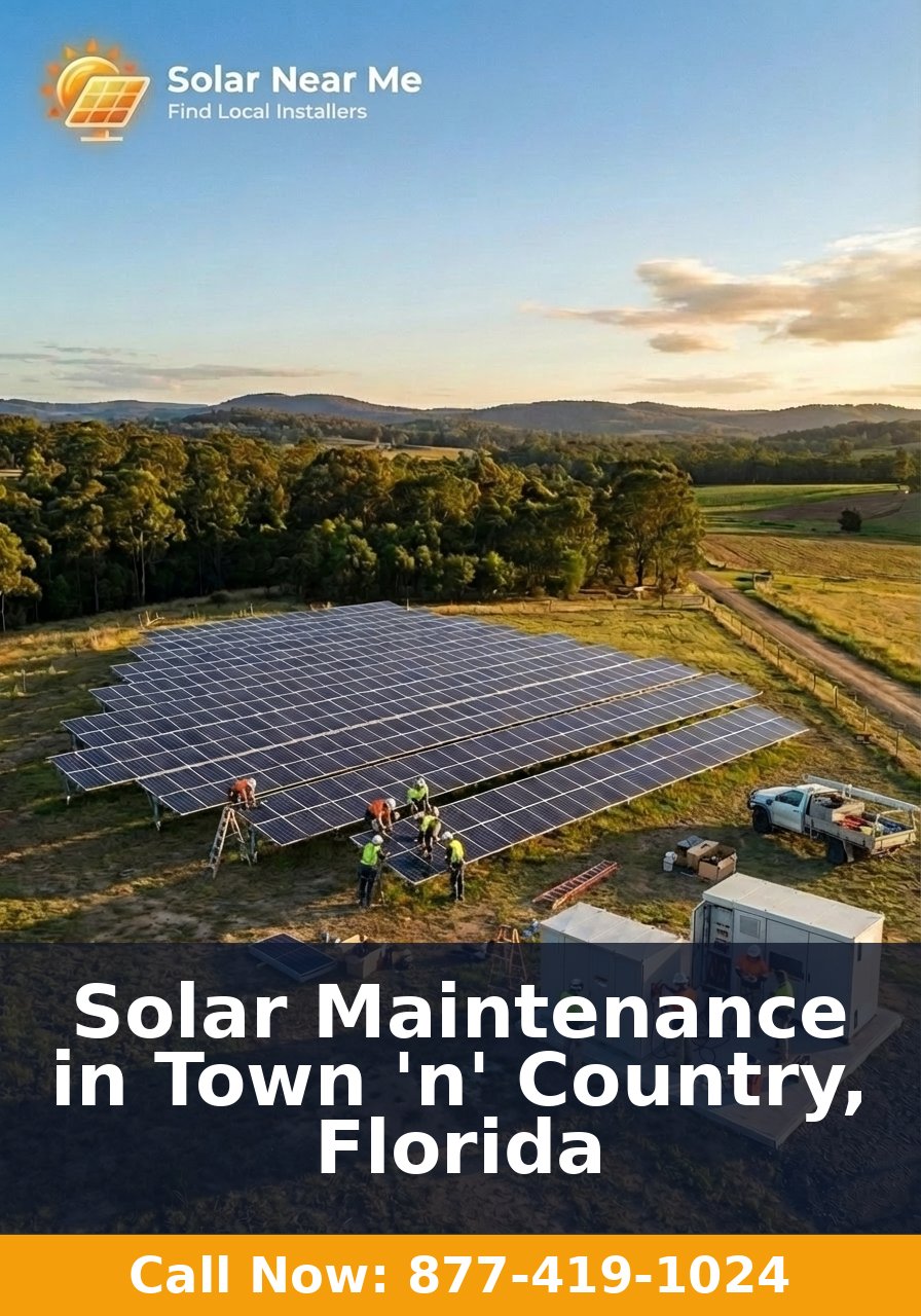 Solar Maintenance in Town 'n' Country, Florida