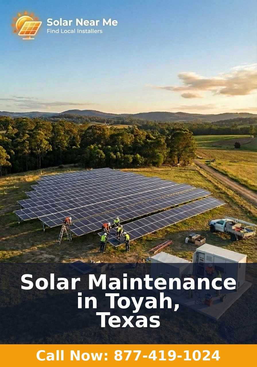 Solar Maintenance in Toyah, Texas