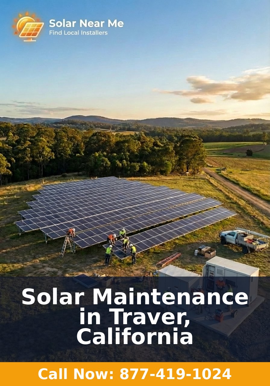 Solar Maintenance in Traver, California