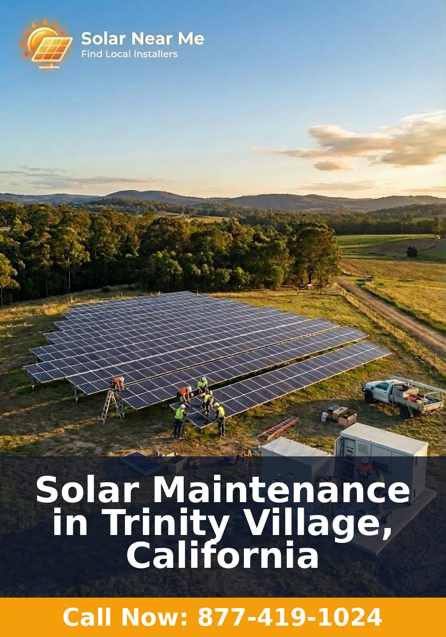 Solar Maintenance in Trinity Village, California