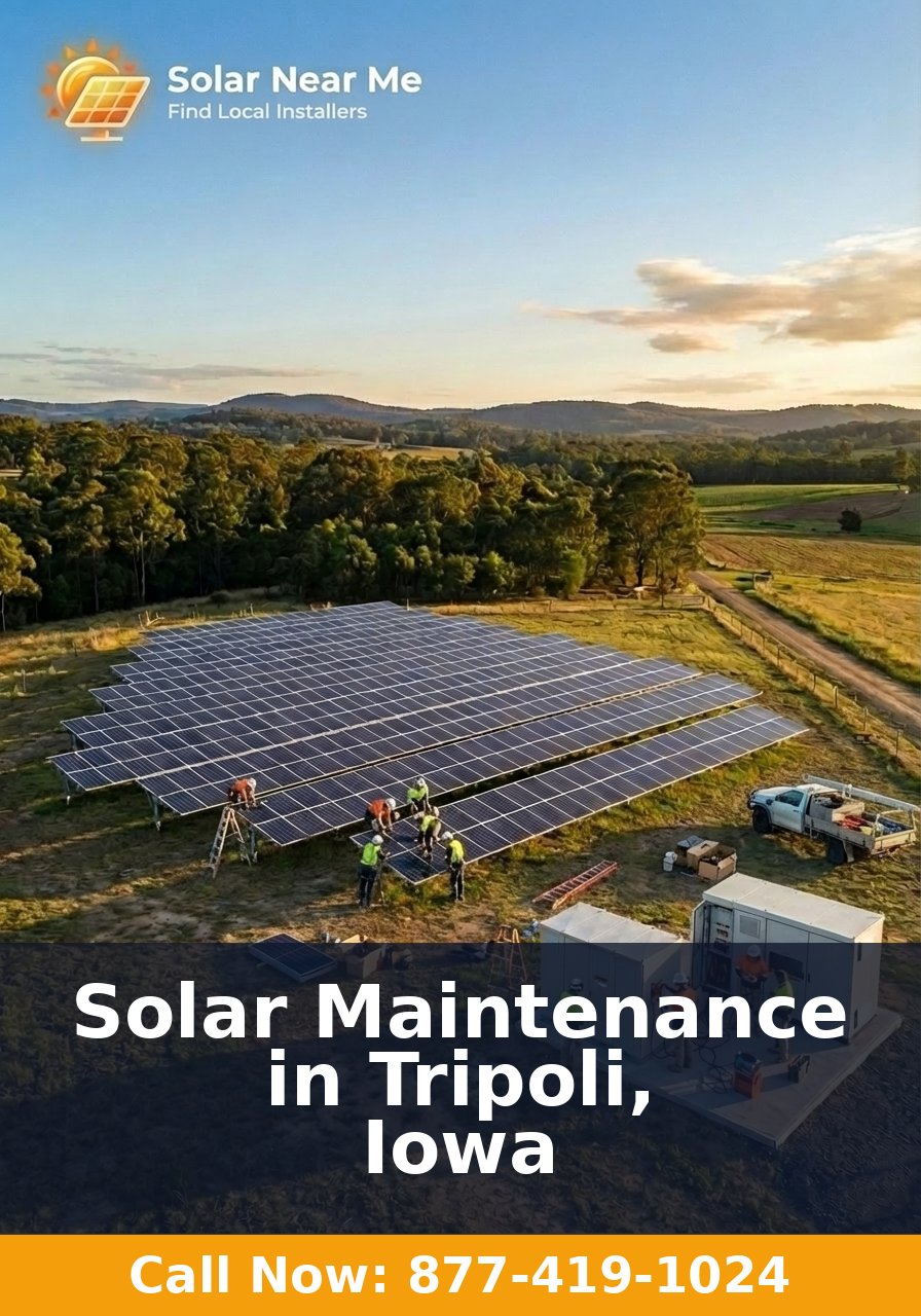 Solar Maintenance in Tripoli, Iowa