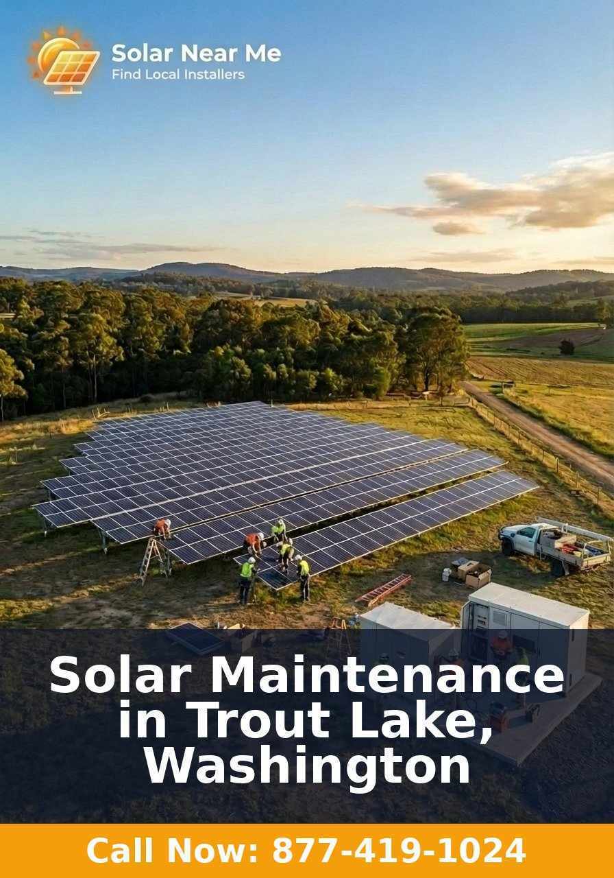 Solar Maintenance in Trout Lake, Washington