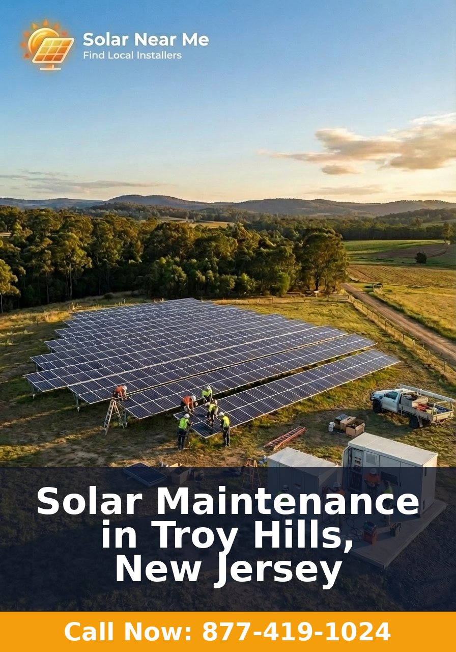 Solar Maintenance in Troy Hills, New Jersey