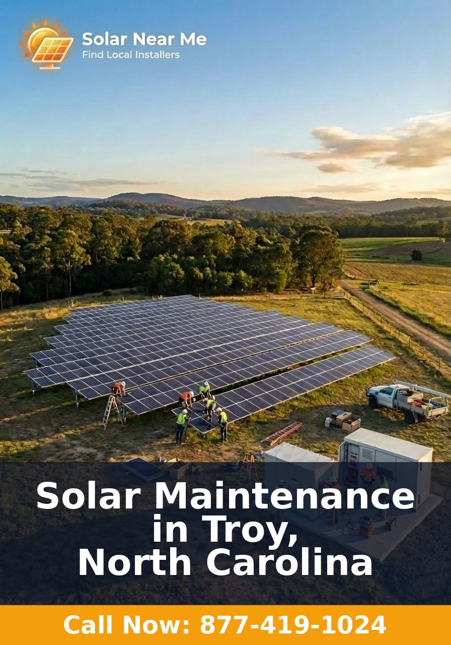 Solar Maintenance in Troy, North Carolina