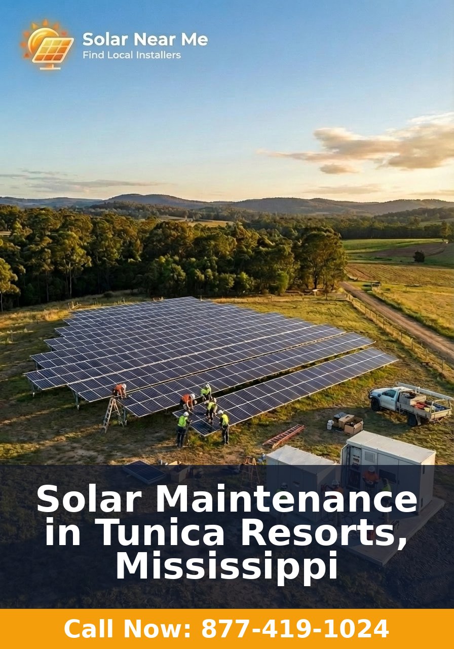 Solar Maintenance in Tunica Resorts, Mississippi