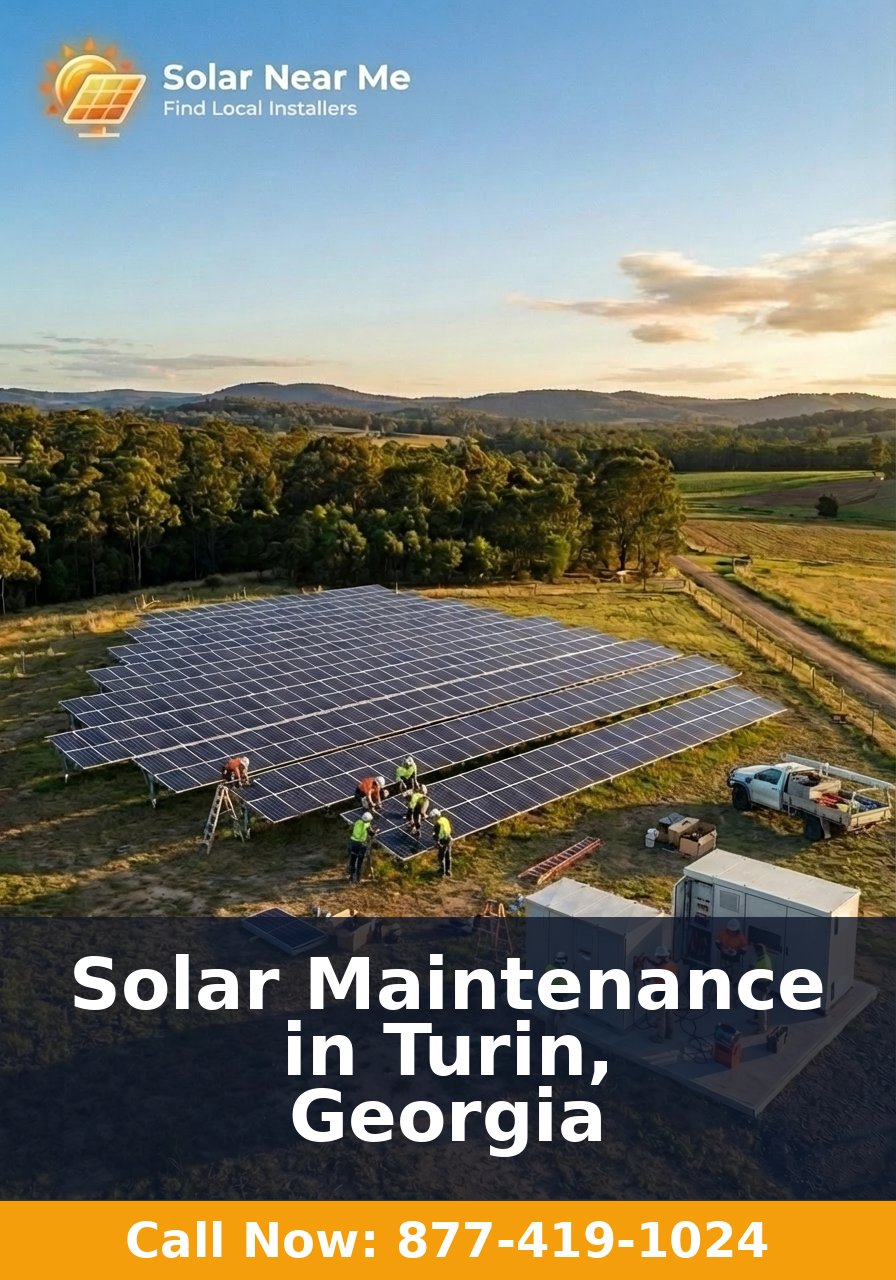 Solar Maintenance in Turin, Georgia