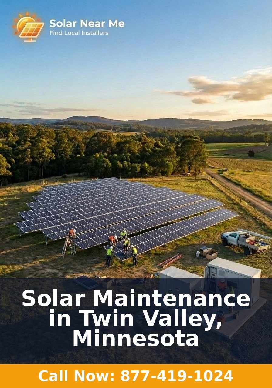 Solar Maintenance in Twin Valley, Minnesota