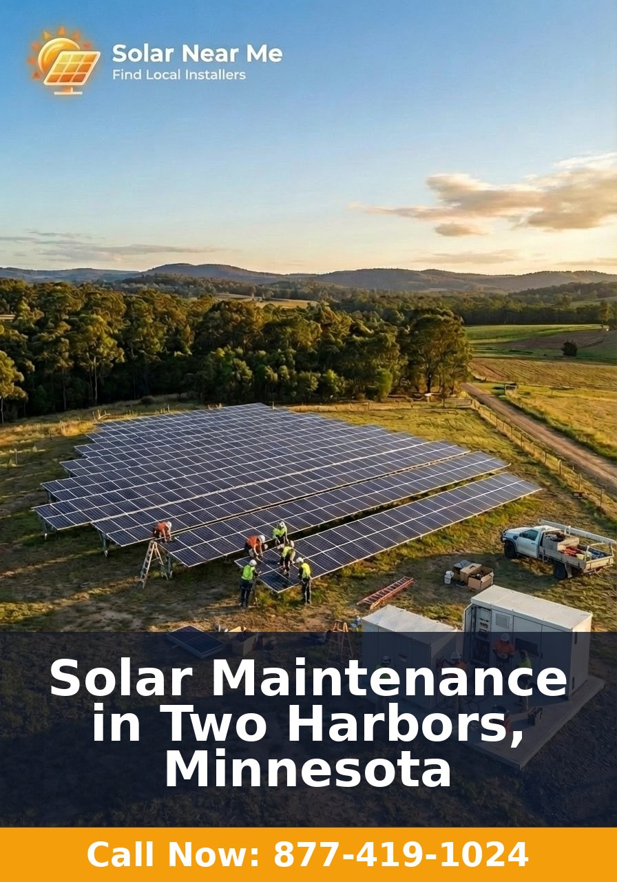 Solar Maintenance in Two Harbors, Minnesota