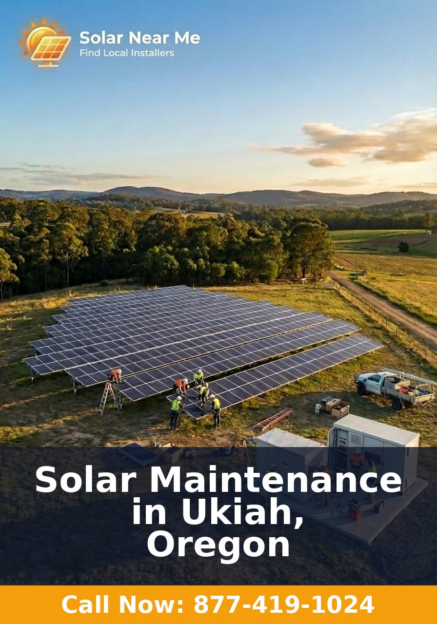 Solar Maintenance in Ukiah, Oregon