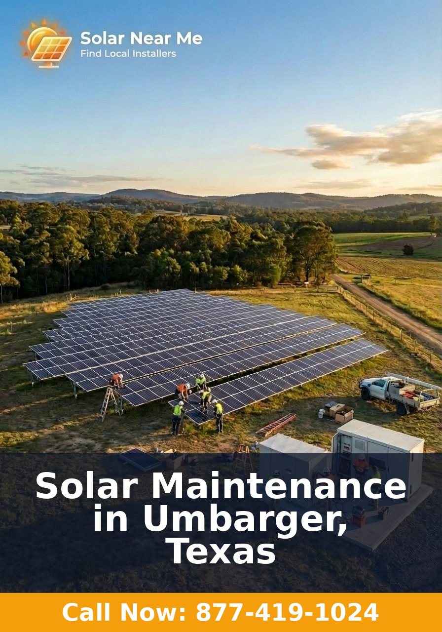 Solar Maintenance in Umbarger, Texas