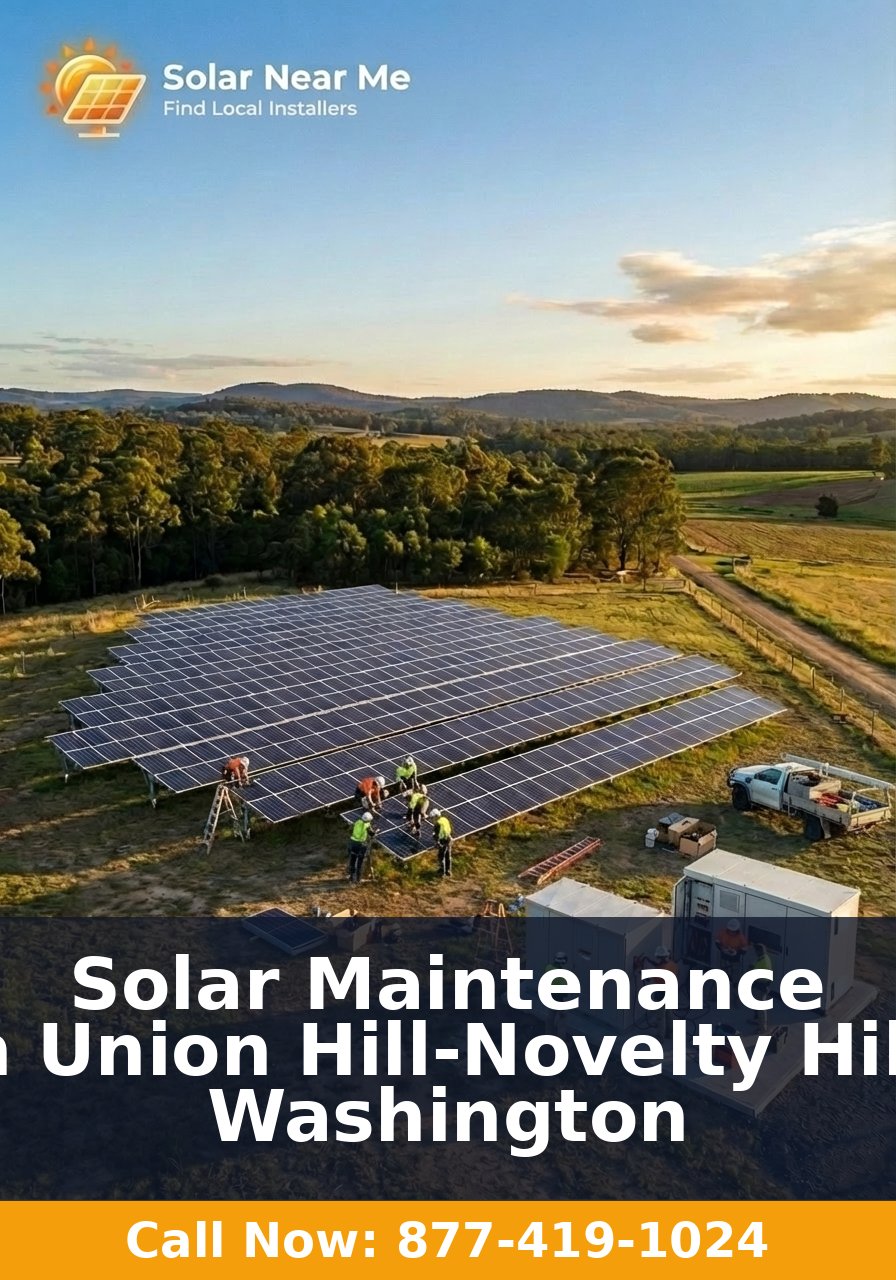 Solar Maintenance in Union Hill-Novelty Hill, Washington
