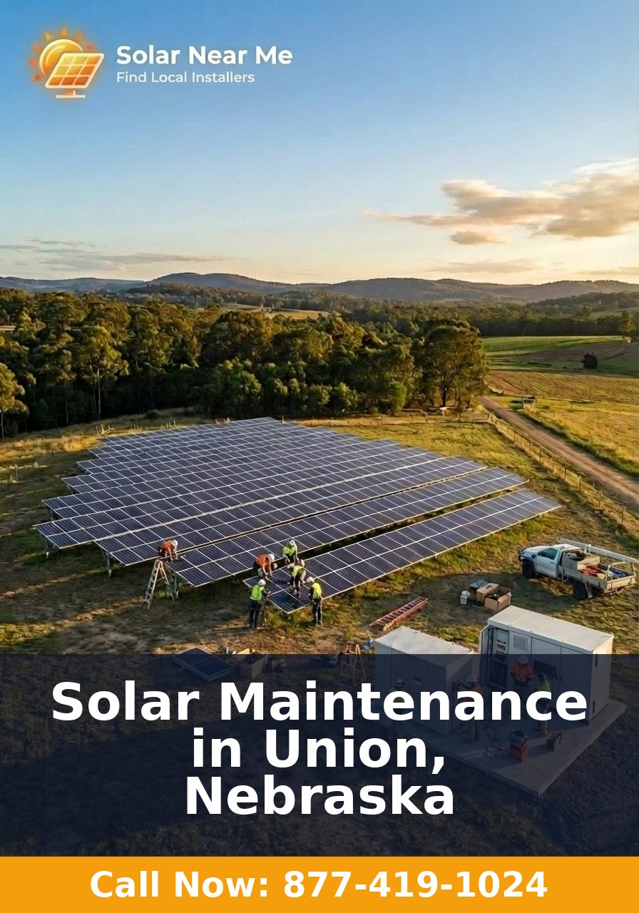 Solar Maintenance in Union, Nebraska