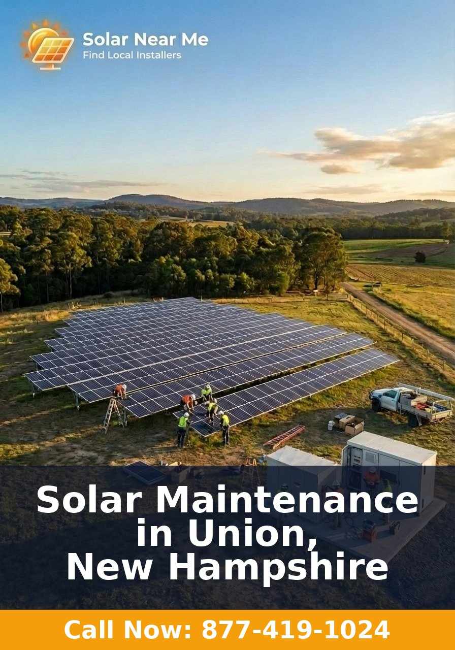 Solar Maintenance in Union, New Hampshire