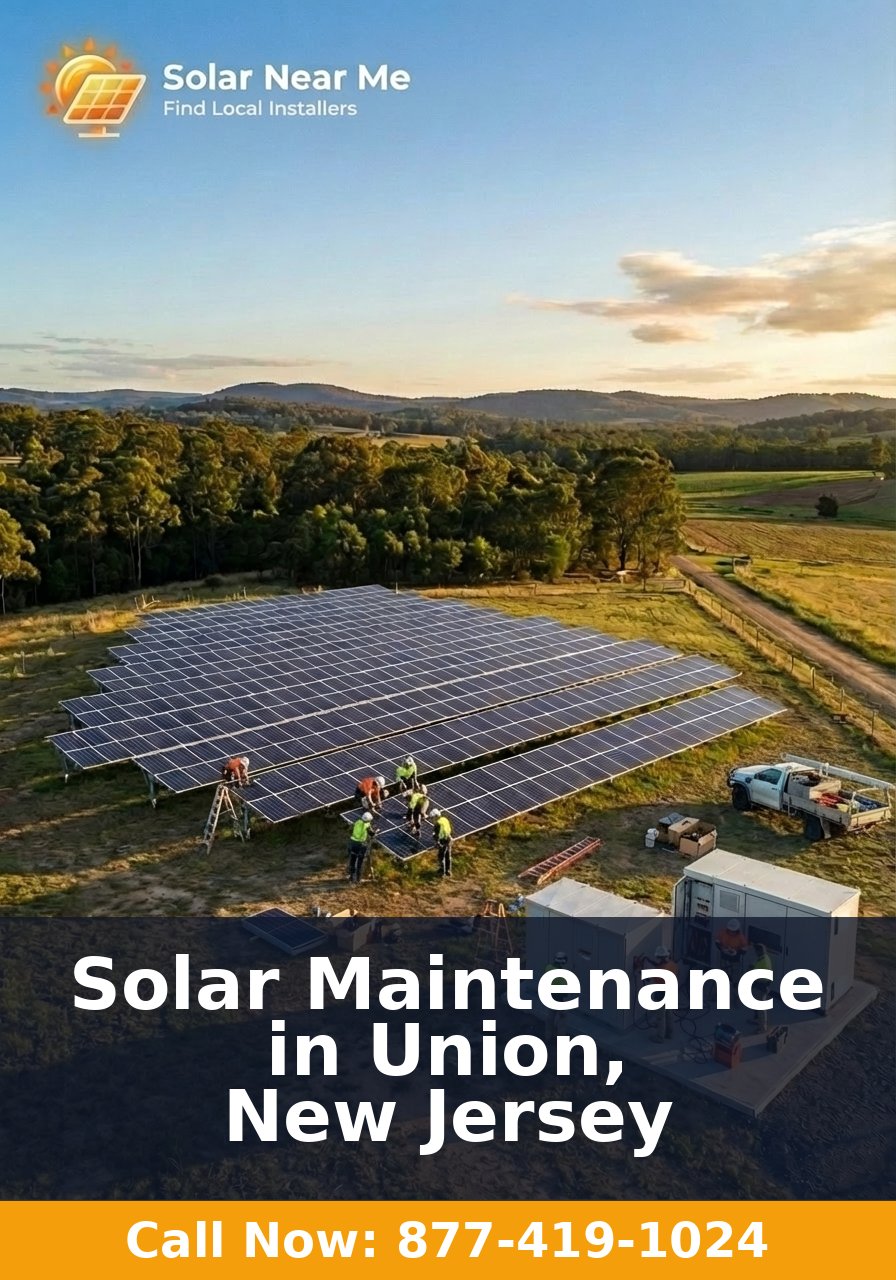 Solar Maintenance in Union, New Jersey