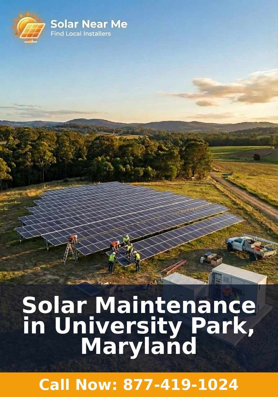 Solar Maintenance in University Park, Maryland