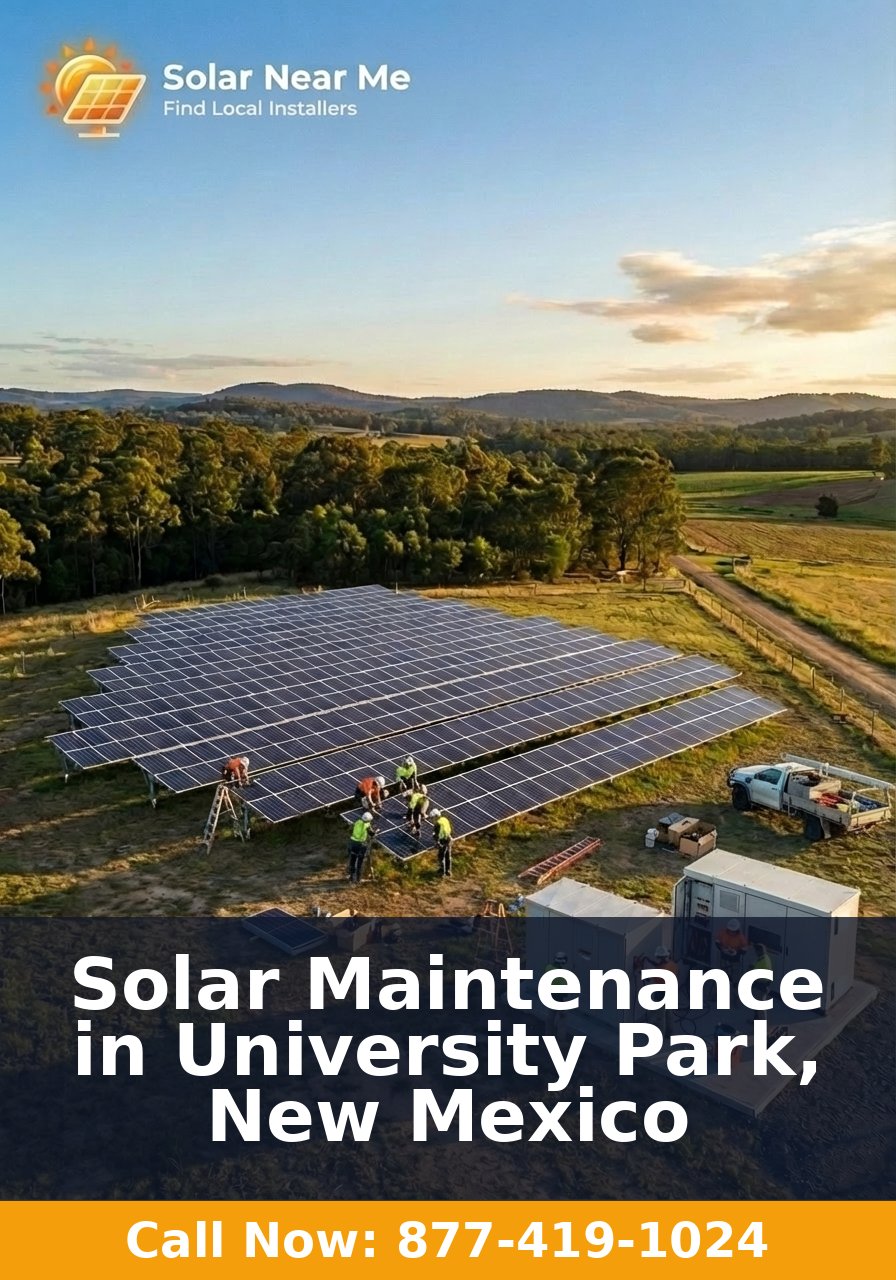 Solar Maintenance in University Park, New Mexico