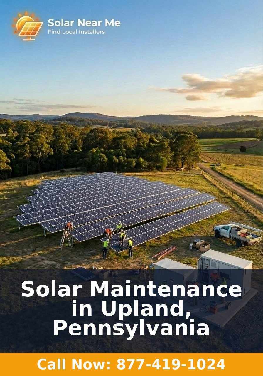 Solar Maintenance in Upland, Pennsylvania