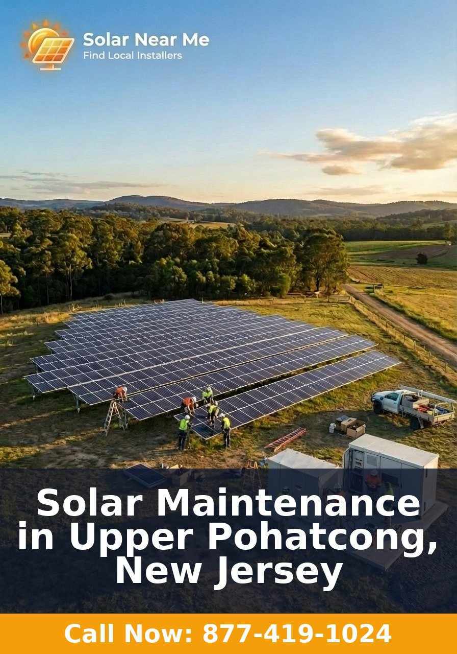 Solar Maintenance in Upper Pohatcong, New Jersey