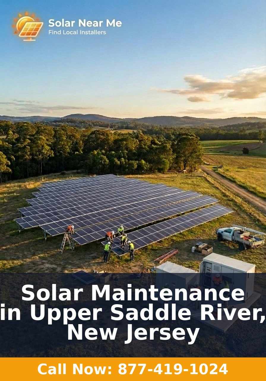Solar Maintenance in Upper Saddle River, New Jersey